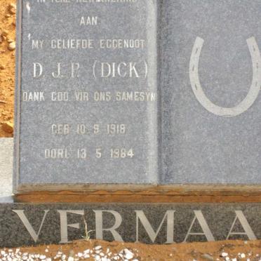 VERMAAK D.J.P. 1918-1984