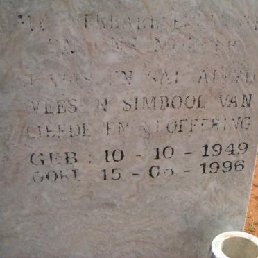 VORSTER Rina 1949-1996
