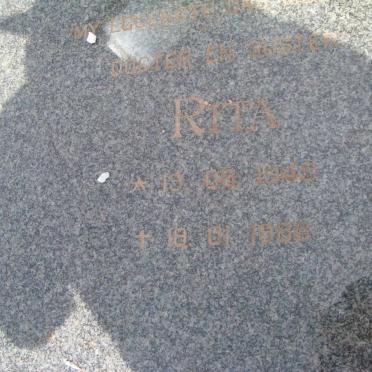 VORSTER Rita 1949-1988 