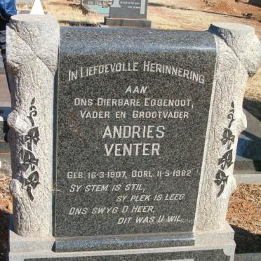 VENTER Andries 1907-1982