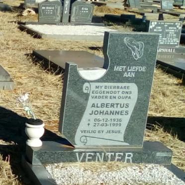 VENTER Albertus Johannes 1936-1999