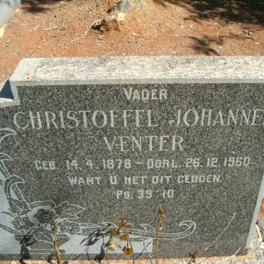 VENTER Christoffel Johannes 1878-1960