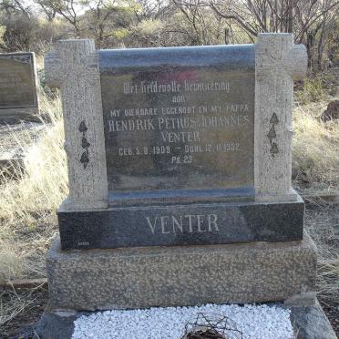 VENTER Hendrik Petrus Johannes 1909-1952