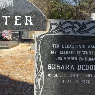 VENTER Johannes Stephanus Abraham 1908-1987 &amp; Susara Debora NIEUWOUDT 1909-1976