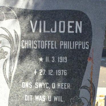 VILJOEN Christoffel Philippus 1919-1976
