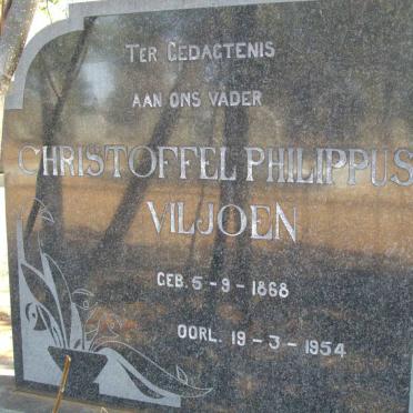VILJOEN Christoffel Philippus 1868-1954