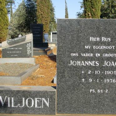 VILJOEN Johannes Joachim 1909-1976 &amp; Louisa Lesea KRÜGER 1912-1984