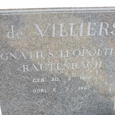 VILLIERS Ignatius Leopoltius Rautenbach, de 1912-1967