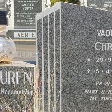 VUUREN Chris, van 1895-1976 &amp; Beatrica 1901-1976