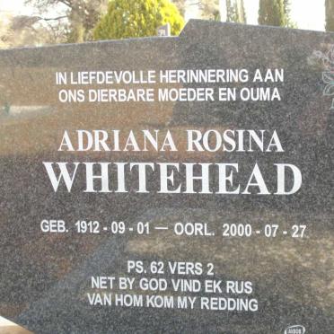 WHITEHEAD Adriana Rosina 1912-2000