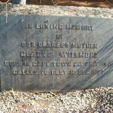 WILLMORE Gladys 1896-1957