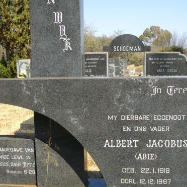 WYK Albert Jacobus, van 1918-1967