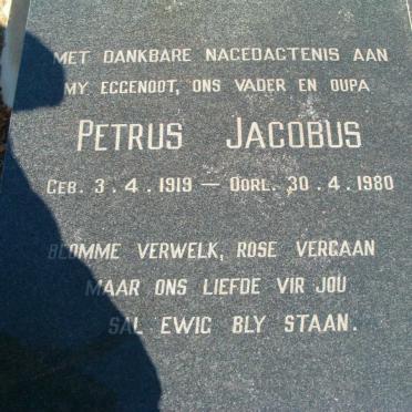 WIID Petrus Jacobus 1919-1980