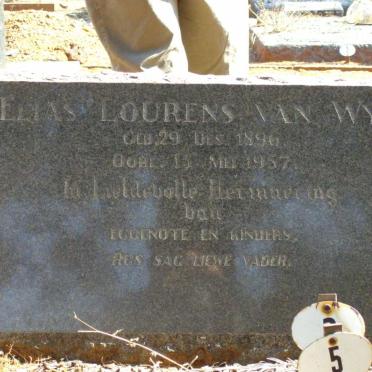 WYK Elias Lourens, van 1896-1957