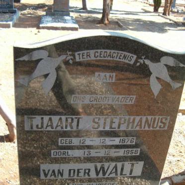 WALT Tjaart Stephanus, van der 1876-1958
