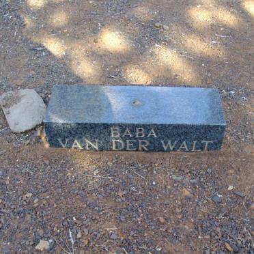 WALT Baba, van der