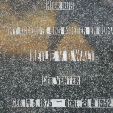 WALT Heilie, v.d. nee VENTER 1875-1952