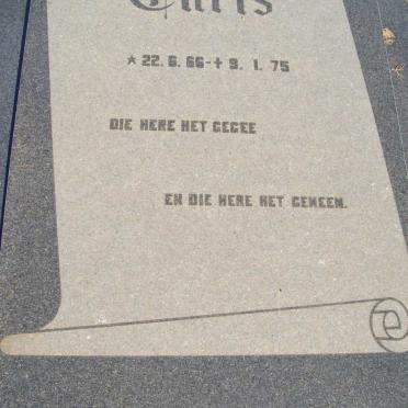 WESSELS Chris 1966-1975