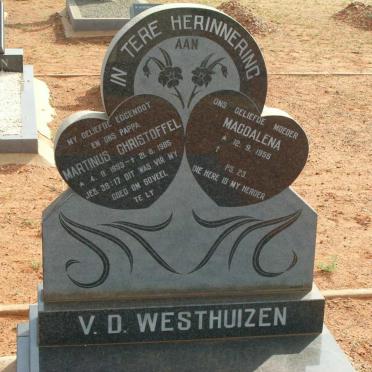 WESTHUIZEN Martinus Christoffel, v.d. 1953-1985 &amp; Magdalena 1956-