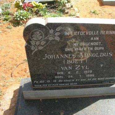 ZYL Johannes Arnoldus, van 1920-1996