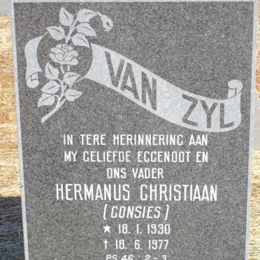 Zyl Hermanus Christiaan, van 1930-1977