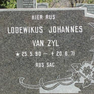 ZYL Lodewikus Johannes, van 1890-1971