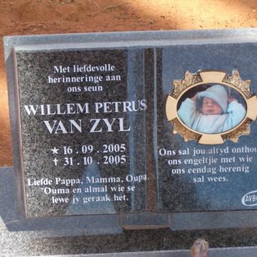 ZYL Willem Petrus, van 2005-2005