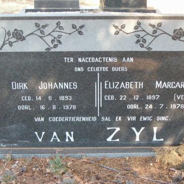 ZYL Dirk Johannes, van 1893-1978 &amp; Elizabeth Margaritha VENTER 1897-1978