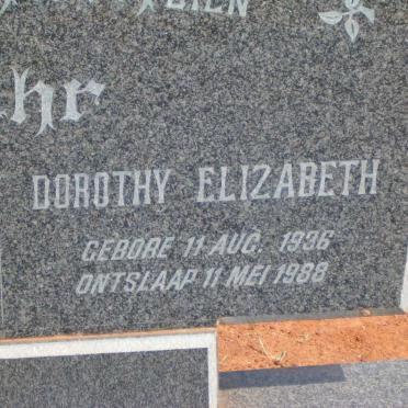 ? Dorothy Elizabeth 1936-1988