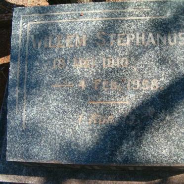 ? Willem Stephanus 1910-1958