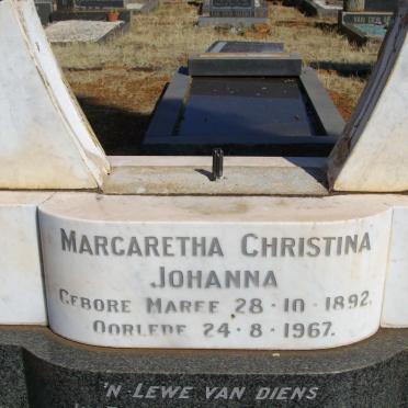 ? Margaretha Christina Johanna nee MAREE 1892-1967