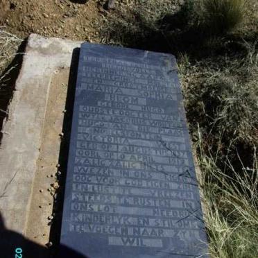 Northern Cape, KENHARDT district, Zoafskolk,  Zoo Afs Kolk 326, farm cemetery