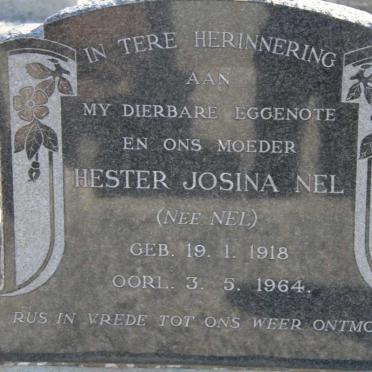 NEL Hester Josina nee NEL 1918-1964