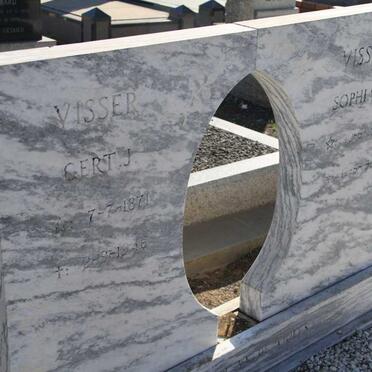VISSER Gert J. 1871-1946 &amp; Sophia H. 1884-1968