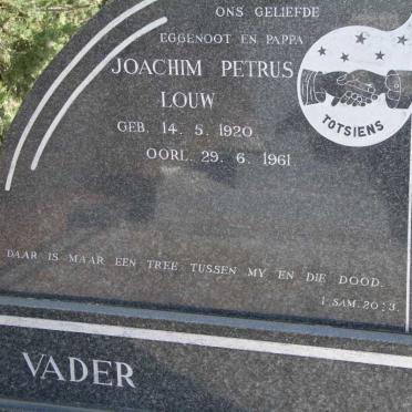 WIELLIGH Joachim Petrus Louw, von 1920-1961