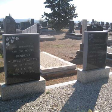 ZYL Hendrik Albertus, van 1910-1976 &amp; Hendrina Wilhelmina ESTERHUIZEN 1917-1976