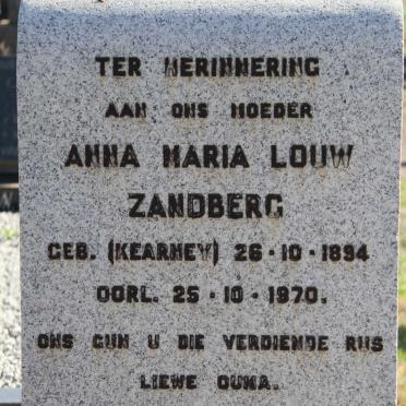 ZANDBERG Anna Maria Louw nee KEARNEY 1894-1970