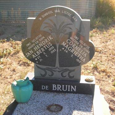 BRUIN Jan Hendrik Albertus, de 1909-1985 &amp; Cornelia Magrietha 1919-