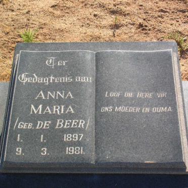BEER Anna Maria, de 1897-1981