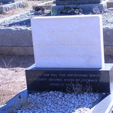 BUTLER James Watts 1897-1966
