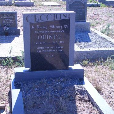 CECCHINI Quinto 1919-1969