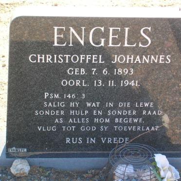 ENGELS Christoffel Johannes 1893-1941