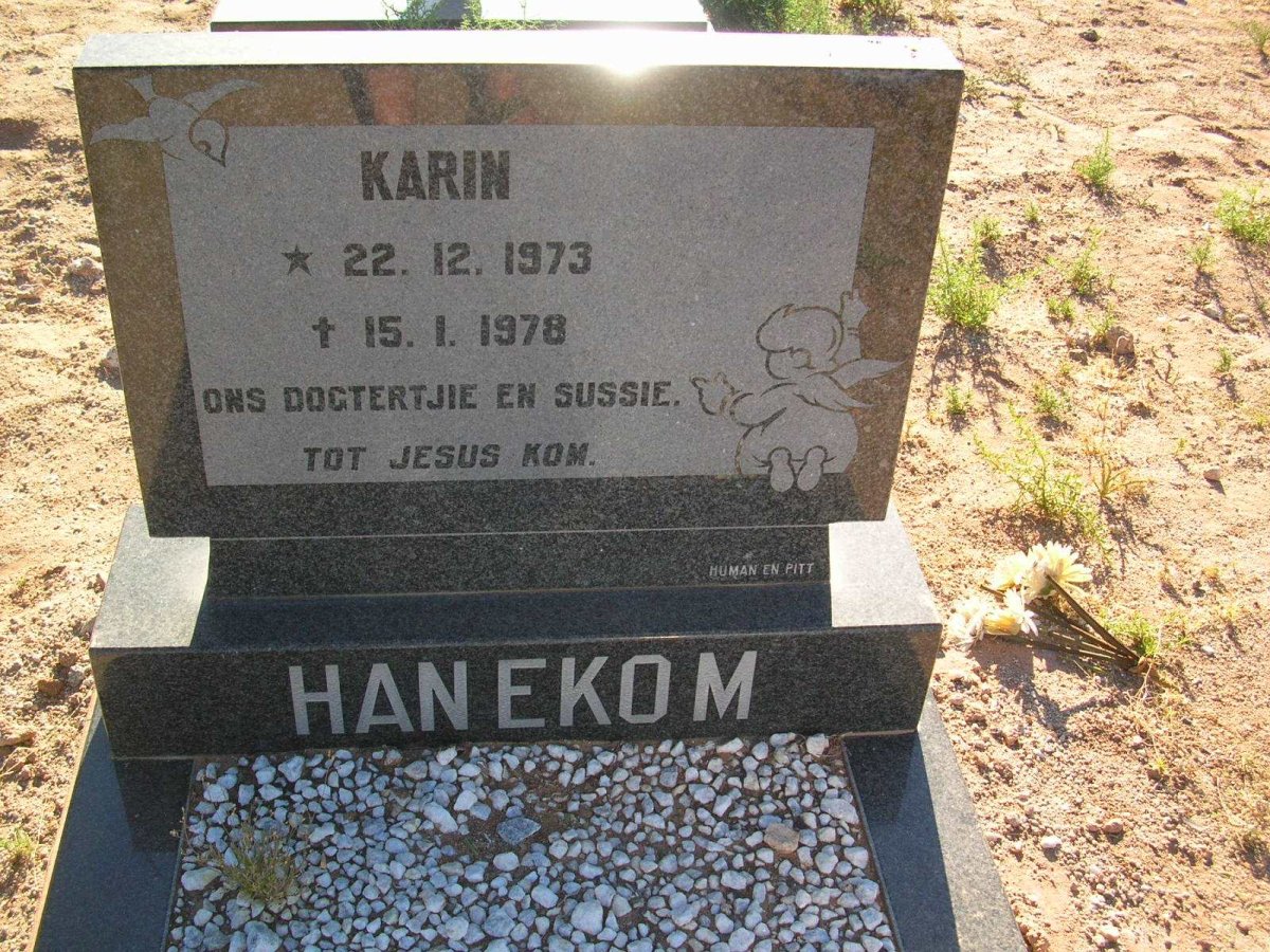 HANEKOM Karin 1973-1978