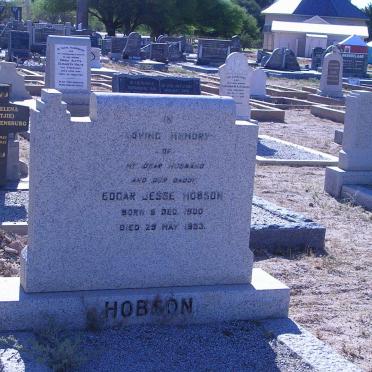 HOBSON Edgar Jesse 1900-1953