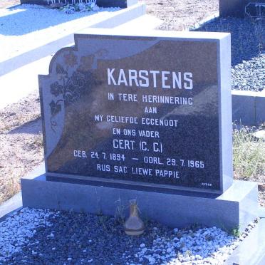 KARSTENS Gert C. 1894-1965