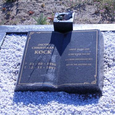 KOCK Jacob Christiaan 1930-1997