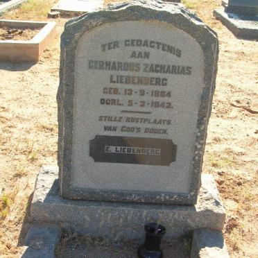 LIEBENBERG Gerhardus Zacharias 1864-1942