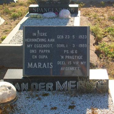 MERWE Marais, van der 1923-1989