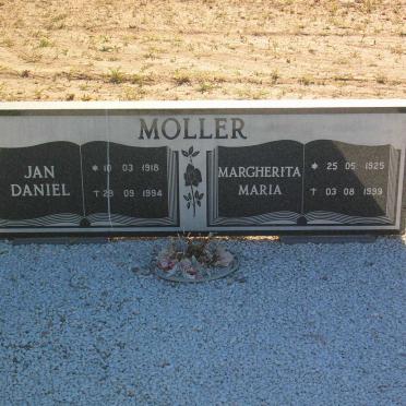 MOLLER Jan Daniel 1918-1994 &amp; Margherita Maria 1925-1999