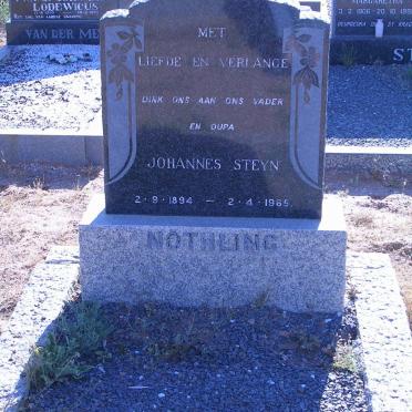 NÖTHLING Johannes Steyn 1894-1965